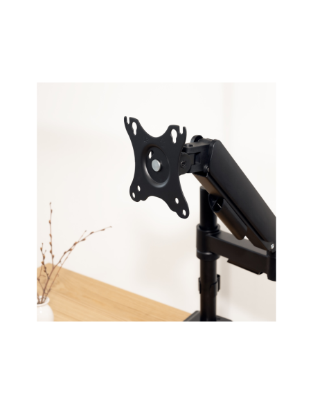 TooQ Soporte de Mesa para Pantallas 17”-32”, Color Negro