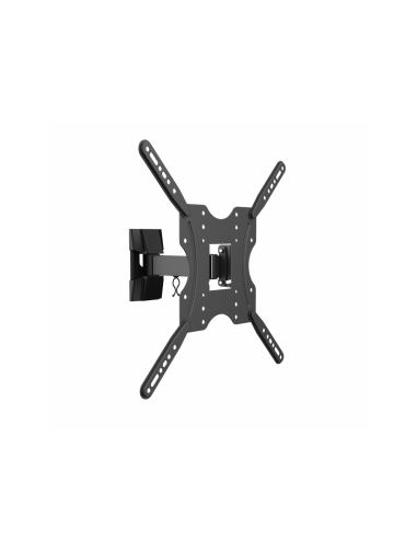 AISENS Soporte ECO giratorio, inclinable para monitor/TV 30kg (2 Pivotes) de 32-55, Negro