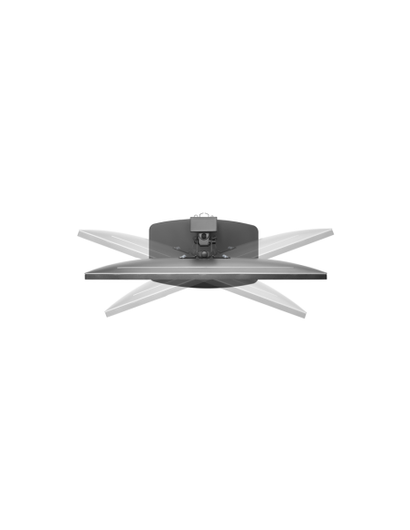 AISENS Soporte De Mesa Eco Giratorio E Inclinable Para Monitor/tv 8kg De 17-32, Negro