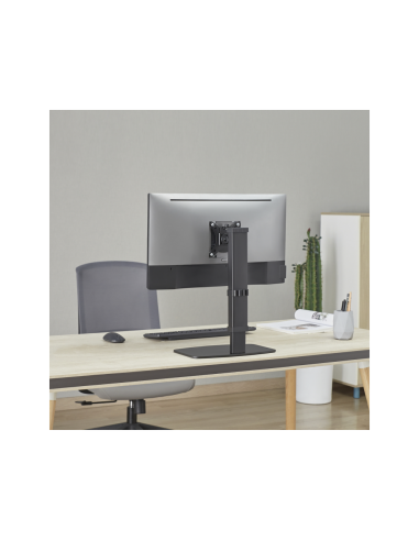 AISENS Soporte De Mesa Eco Giratorio E Inclinable Para Monitor/tv 8kg De 17-32, Negro