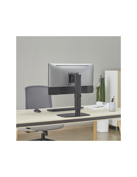 AISENS Soporte De Mesa Eco Giratorio E Inclinable Para Monitor/tv 8kg De 17-32, Negro