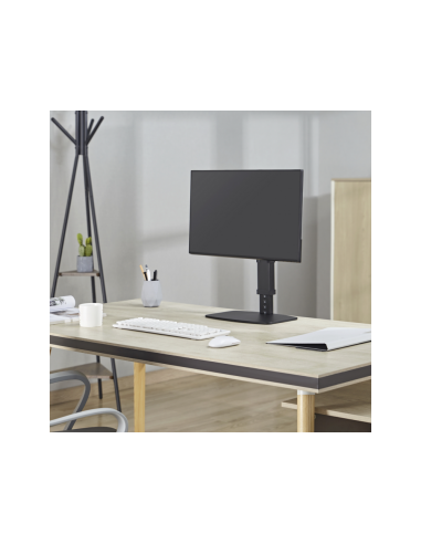 AISENS Soporte De Mesa Eco Giratorio E Inclinable Para Monitor/tv 8kg De 17-32, Negro