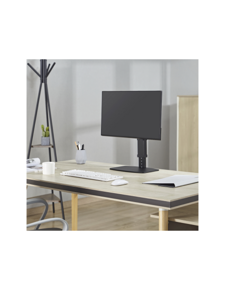 AISENS Soporte De Mesa Eco Giratorio E Inclinable Para Monitor/tv 8kg De 17-32, Negro