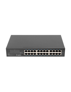 Lanberg RSGE-24 switch No administrado Gigabit Ethernet (10/100/1000) 1U Negro