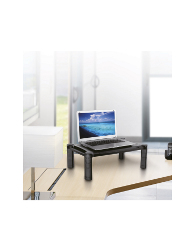 AISENS Soporte Elevador XL Para Monitor/Portátil, Negro