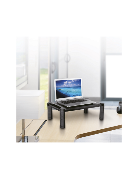 AISENS Soporte Elevador XL Para Monitor/Portátil, Negro