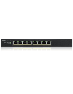Zyxel GS1915-8EP Gestionado L2 Gigabit Ethernet (10/100/1000) Energía sobre Ethernet (PoE) Negro
