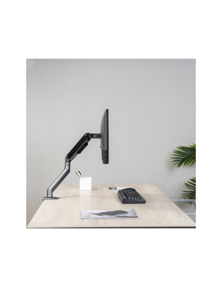 TooQ DB4032TNR-G soporte para monitor 81,3 cm (32") Escritorio Negro