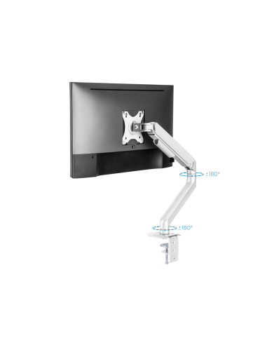 TooQ DB4032TNR-W soporte para monitor 81,3 cm (32") Escritorio Blanco