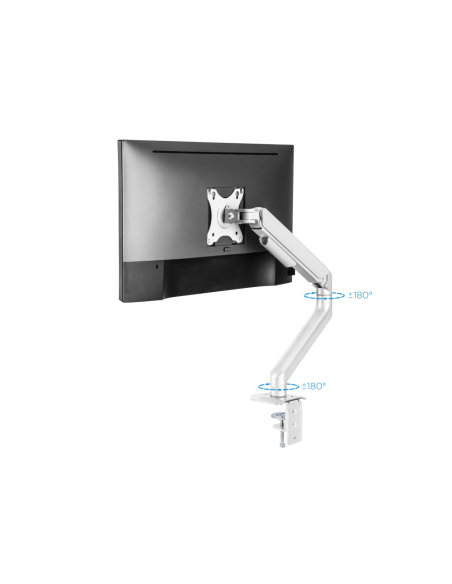 TooQ DB4032TNR-W soporte para monitor 81,3 cm (32") Escritorio Blanco