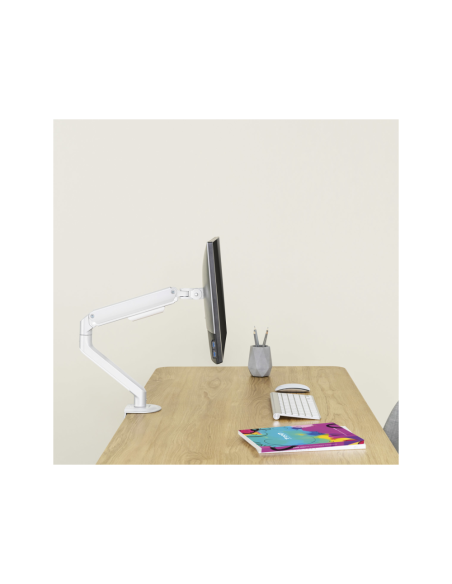 TooQ DB4032TNR-W soporte para monitor 81,3 cm (32") Escritorio Blanco