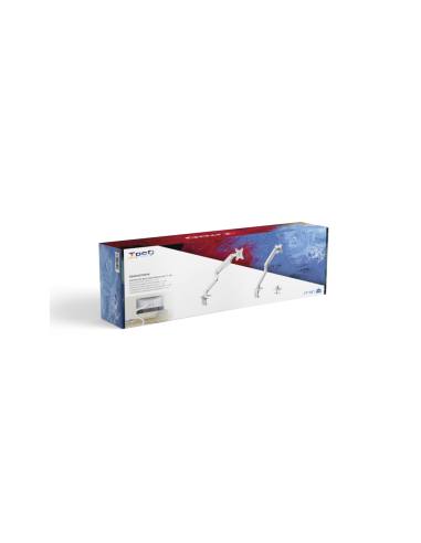 TooQ DB4032TNR-W soporte para monitor 81,3 cm (32") Escritorio Blanco