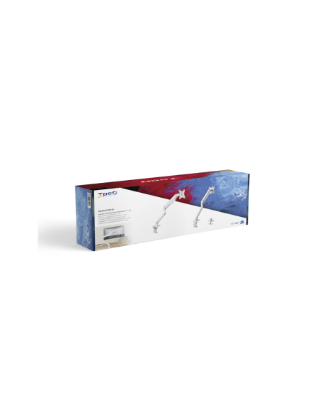 TooQ DB4032TNR-W soporte para monitor 81,3 cm (32") Escritorio Blanco