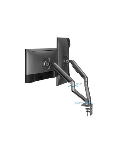 TooQ DB4132TNR-G soporte para monitor 81,3 cm (32") Escritorio Negro