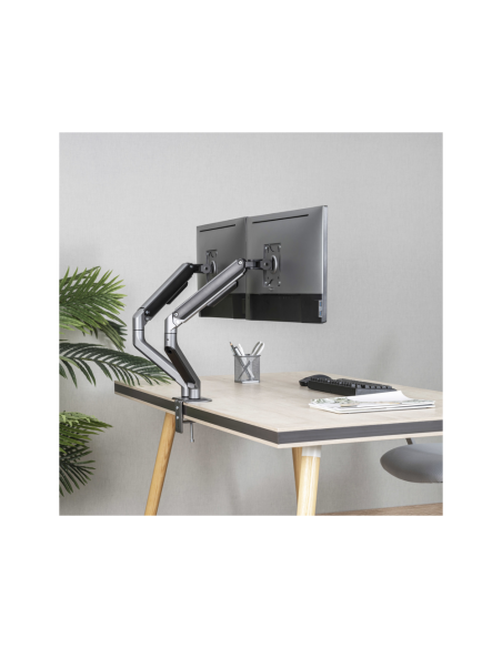 TooQ DB4132TNR-G soporte para monitor 81,3 cm (32") Escritorio Negro