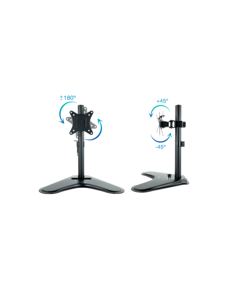 TooQ DB1701TN-B soporte para monitor 81,3 cm (32") Escritorio Negro