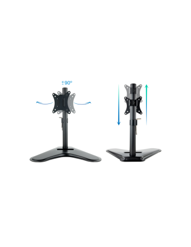 TooQ DB1701TN-B soporte para monitor 81,3 cm (32") Escritorio Negro