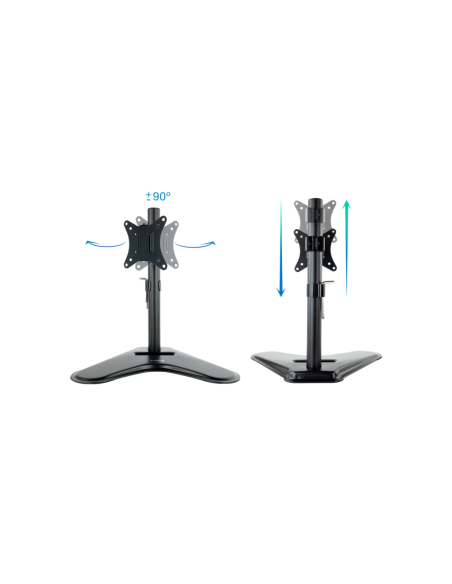 TooQ DB1701TN-B soporte para monitor 81,3 cm (32") Escritorio Negro