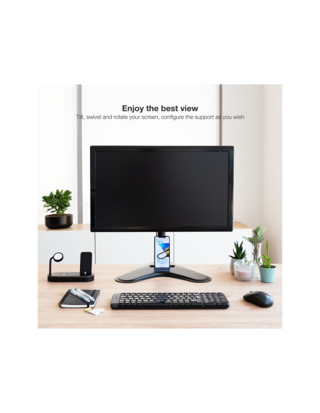 TooQ DB1701TN-B soporte para monitor 81,3 cm (32") Escritorio Negro