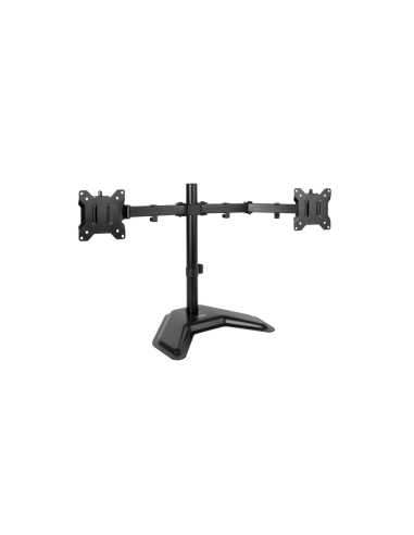 TooQ Soporte de Mesa, Giratorio e Inclinable, para 2 Pantallas de 17”-32”