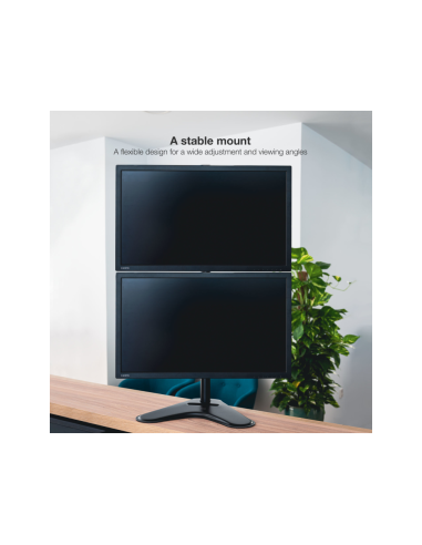TooQ DB1703TNV-B soporte para monitor 81,3 cm (32") Escritorio Negro
