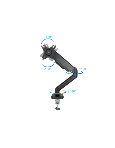 TooQ Soporte de Mesa para Pantalla 17"-32", Negro