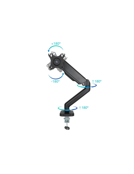 TooQ Soporte de Mesa para Pantalla 17"-32", Negro