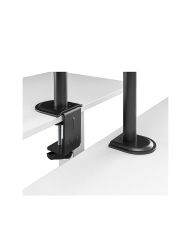 AISENS Soporte de Mesa Giratorio e Inclinable para Portatil y Monitor/TV 9Kg de 17-32, Negro