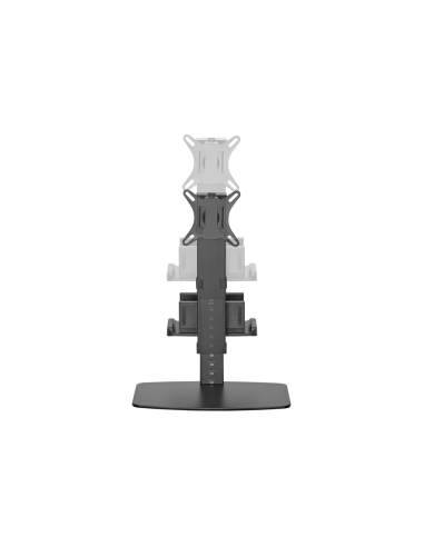 AISENS Soporte de Mesa ECO Giratorio e Inclinable para Monitor/TV y Mini PC 8Kg de 17-32, Negro