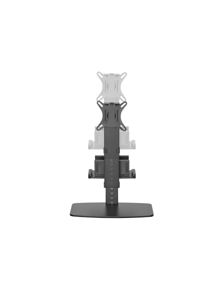 AISENS Soporte de Mesa ECO Giratorio e Inclinable para Monitor/TV y Mini PC 8Kg de 17-32, Negro