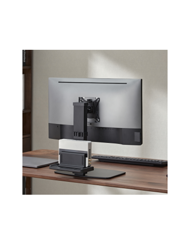 AISENS Soporte de Mesa ECO Giratorio e Inclinable para Monitor/TV y Mini PC 8Kg de 17-32, Negro