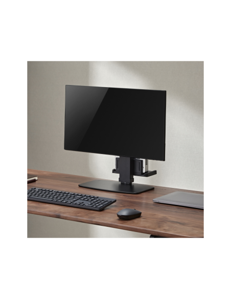 AISENS Soporte de Mesa ECO Giratorio e Inclinable para Monitor/TV y Mini PC 8Kg de 17-32, Negro