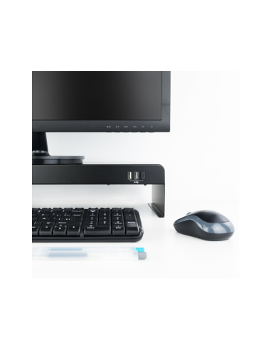 TooQ TQMR0124 soporte para monitor Escritorio Negro