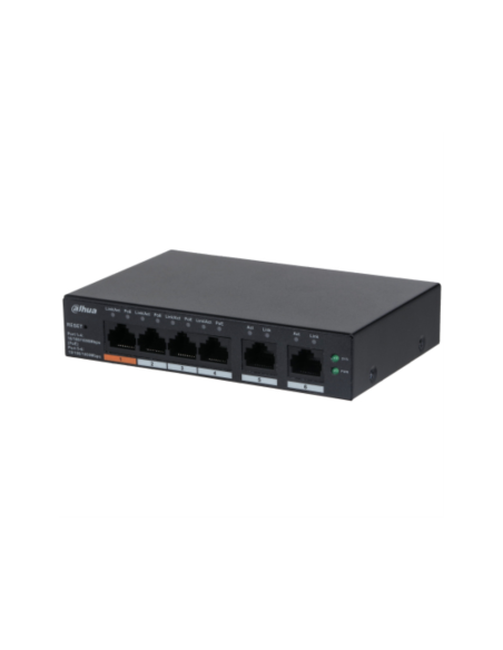 Dahua Technology DH-CS4006-4GT-60 switch Gestionado L2 Gigabit Ethernet (10/100/1000) Energía sobre Ethernet (PoE) Negro