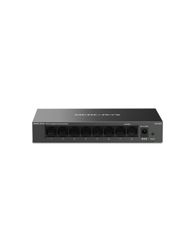 Mercusys MS108GS switch No administrado Gigabit Ethernet (10/100/1000) Negro