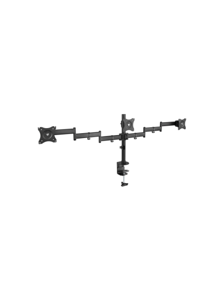 TooQ DB1327TN-B soporte para monitor 68,6 cm (27") Negro Escritorio