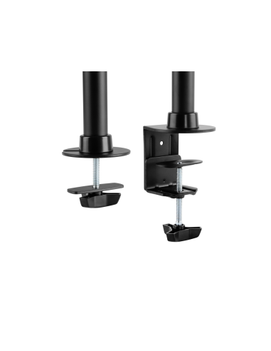 TooQ DB1327TN-B soporte para monitor 68,6 cm (27") Negro Escritorio