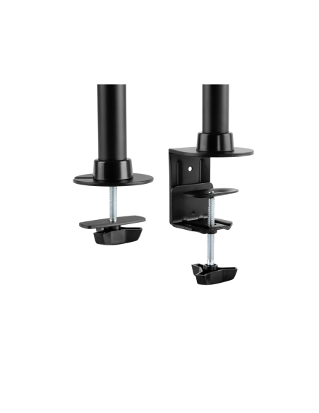 TooQ DB1327TN-B soporte para monitor 68,6 cm (27") Negro Escritorio