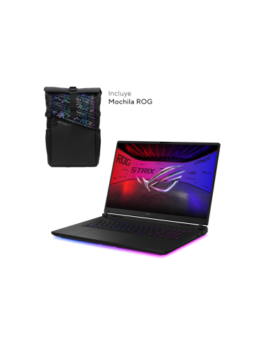 ASUS ROG Strix SCAR 18 G835LX-SA046W - Ordenador Portátil Gaming de 18" WQXGA 240Hz (Intel Core Ultra 9 275HX, 64GB RAM, 4TB SSD