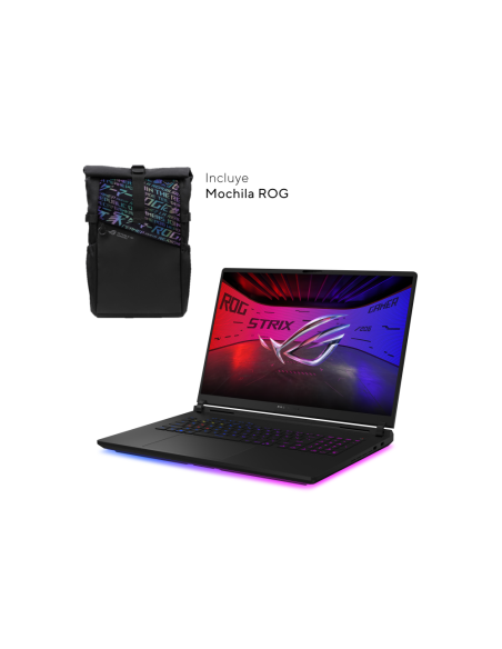 ASUS ROG Strix SCAR 18 G835LX-SA046W - Ordenador Portátil Gaming de 18" WQXGA 240Hz (Intel Core Ultra 9 275HX, 64GB RAM, 4TB SSD