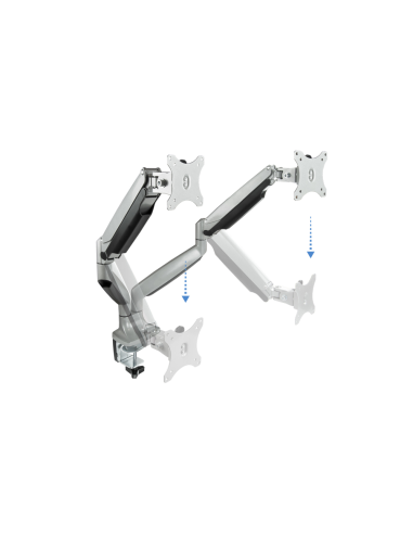 TooQ DB3132TNR-S soporte para monitor 81,3 cm (32") Escritorio