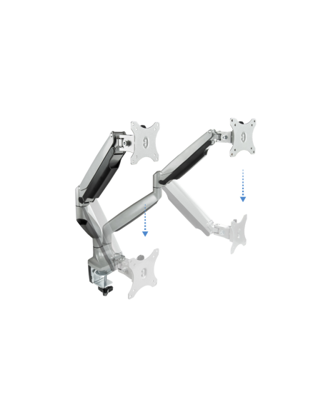 TooQ DB3132TNR-S soporte para monitor 81,3 cm (32") Escritorio