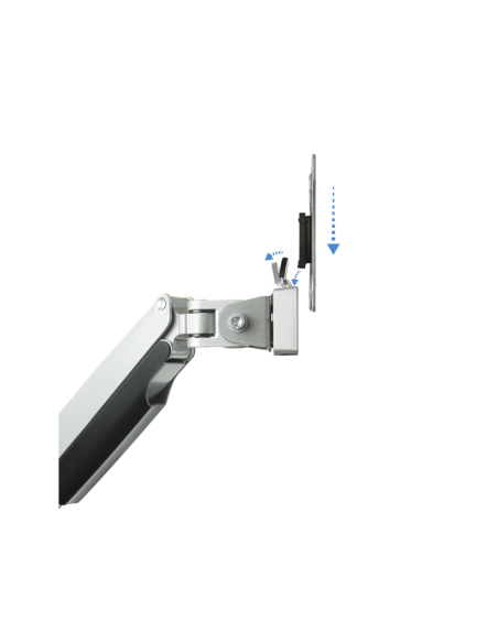 TooQ DB3132TNR-S soporte para monitor 81,3 cm (32") Escritorio