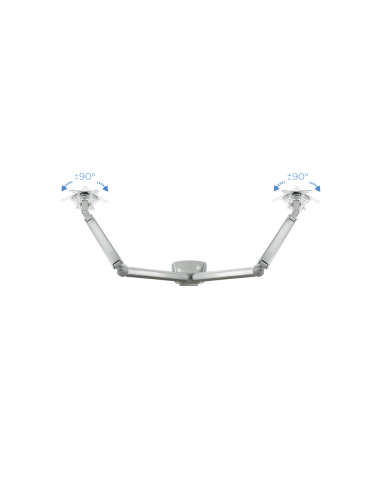 TooQ DB3132TNR-S soporte para monitor 81,3 cm (32") Escritorio