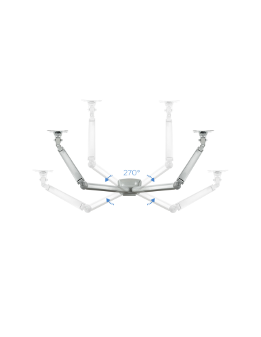 TooQ DB3132TNR-S soporte para monitor 81,3 cm (32") Escritorio