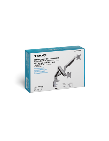 TooQ DB3132TNR-S soporte para monitor 81,3 cm (32") Escritorio