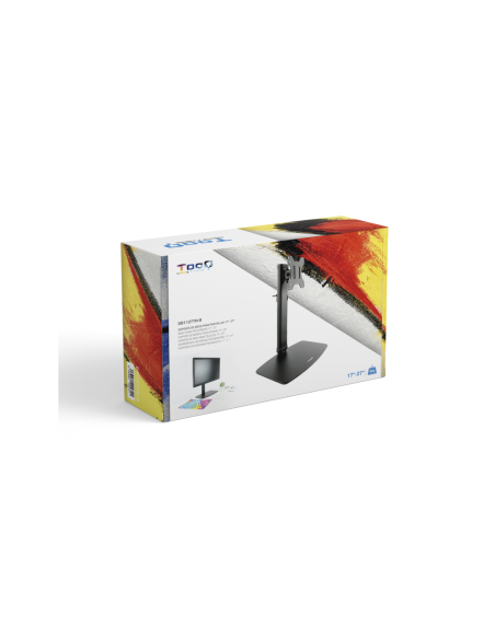 TooQ DB1127TN-B soporte para monitor 68,6 cm (27") Escritorio Negro
