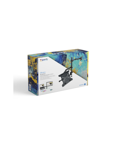 TooQ Soporte de mesa para pantalla 13"-32" y portátil