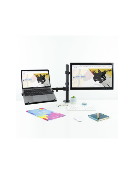 TooQ Soporte de mesa para pantalla 13"-32" y portátil