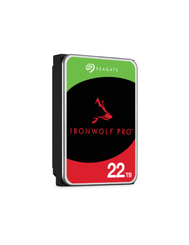 Seagate IronWolf Pro ST22000NT001 disco duro interno 22 TB 7200 RPM 512 MB 3.5" Serial ATA III